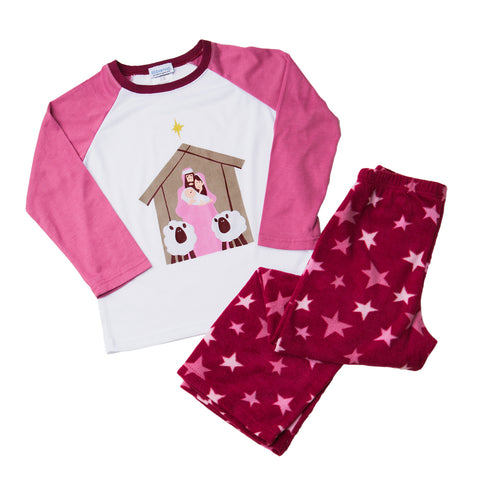 Girls Nativity Pajamas